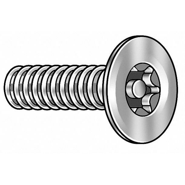 3/8 Length 3/8 Length Small Parts 0406MTPBZ Pack of 100 Meets ASME B18.6.3 T10 Star Drive Steel Pan Head Machine Screw #4-40 Thread Size Imported Fully Threaded Black Zinc Plated 